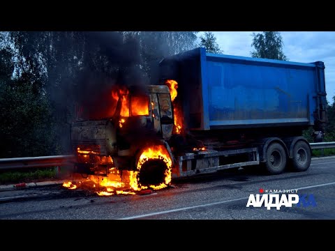 Видео: ПОСЛЕ ПОЖАРА! Оживили и прокачали КАМАЗ ломовоз!