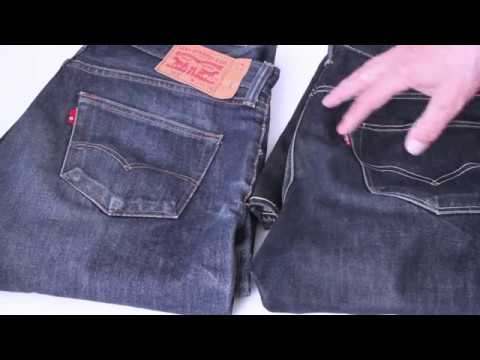 Видео: Levi's selvedge и Levi's shrink to fit сравнение