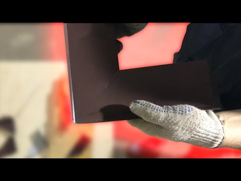 Видео: Как нарезать внутренний и внешний угол отлива. Как сделать угол на отливе. Отливы для цоколя