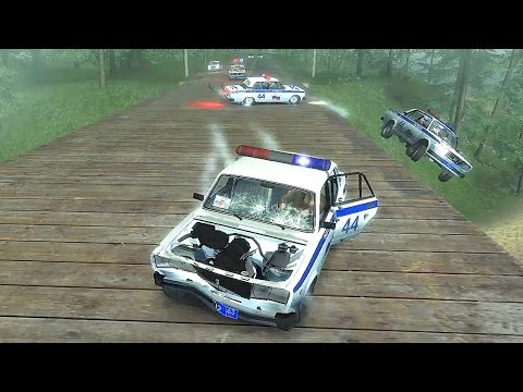 Видео: ПОГОНЯ НА СКОЛЬЗКОЙ ДОРОГЕ - GTA 4