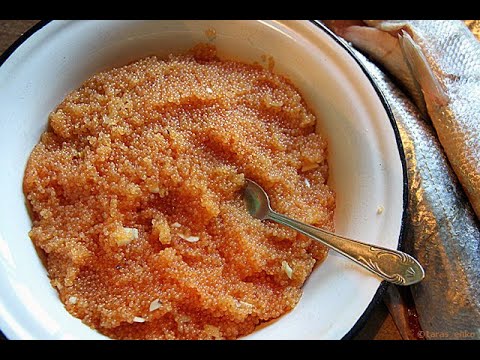 Видео: Икра жереха соленая.