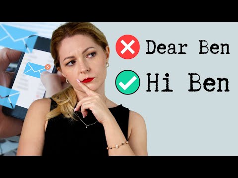 Видео: Як правильно привітатись в email? | Англійська по темам