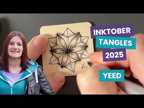 Видео: Inktober Tangles, день 27 | Как рисовать Йида