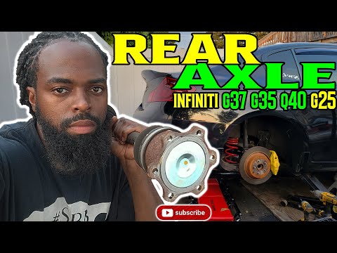 Видео: Как заменить задний мост Infiniti G37 G35 Q40 G25