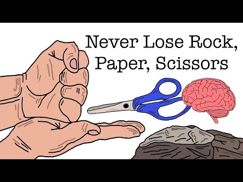 Видео: Как каждый раз выигрывать в «Камень, ножницы, бумага»