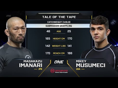 Видео: Масакадзу Иманари против Майки Мусумечи | Полный бой ONE Championship