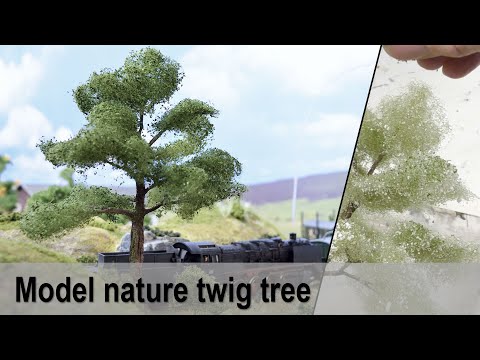 Видео: Моделируйте реалистичные миниатюрные деревья легко и недорого