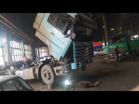 Видео: ремонт мотора Scania 113, цены на запчасти.