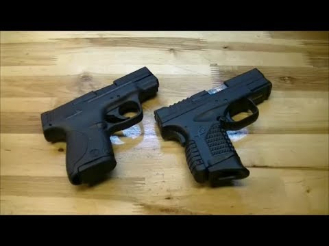 Видео: EDC Пистолеты: XDs vs Smith & Wesson Shield