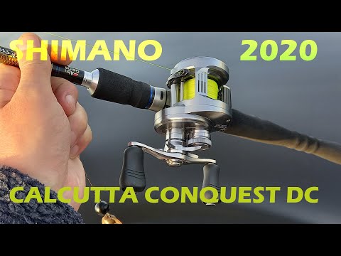 Видео: Shimano 20 Calcutta Conquest 101DC - дорого, богато.