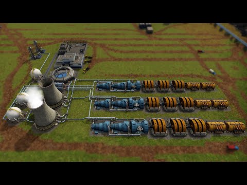 Видео: Настройка ядерного реактора на 12 мегаватт Captain of Industry прохождение #14