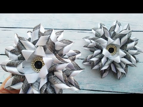 Видео: Бантики из узкой ленты 1 см DIY Hair Bow  Beautiful Ribbon Bow / Bow tutorial  Kanzashi