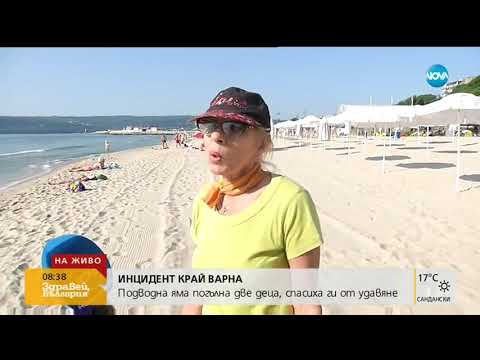 Видео: Подводна яма погълна две деца, спасиха ги от удавяне (18.06.2019г.)