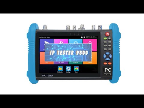 Видео: Обзор тестера видеонаблюдения IPC TESTER WANGLU 9800