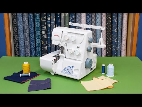 Видео: Janome 5052 - Обзор оверлока