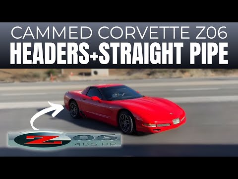 Видео: 2001 Chevy Corvette Z06 5.7L CAMMED V8 с коллекторами и прямыми трубами!