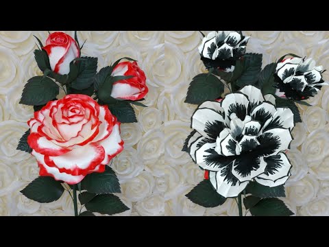 Видео: Как сделать розы из полиэтиленовых пакетов - идеи цветочных поделок