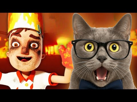 Видео: БИТВА С ОГНЁМ И НАЧАЛО БЕЗУМИЯ! HELLO NEIGHBOR - HIDE & SEEK #3