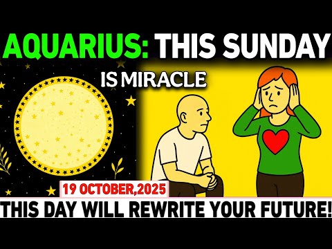 Видео: 🔮 Водолей ♒ 19 октября — 3 хорошие новости, которые ИЗМЕНЯТ вашу жизнь навсегда!