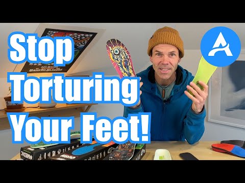 Видео: Стельки для сноубордических ботинок и как уменьшить боль в ногах
