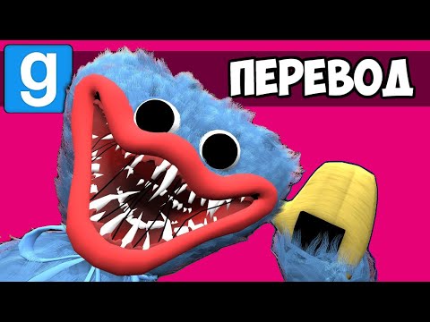 Видео: Garry's Mod Смешные моменты (перевод) 🧸 ХАГГИ ВАГГИ ИЗ ИГРЫ POPPY PLAYTIME (Гаррис Мод)