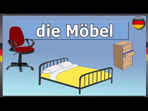 Видео: Мебель на немецком языке с субтитрами. Учите слова вместе с нами!