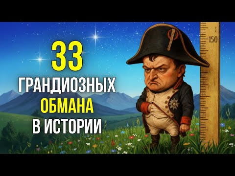 Видео: 33 ГРАНДИОЗНЫХ ОБМАНА В ИСТОРИИ, в которые ты до сих пор веришь!