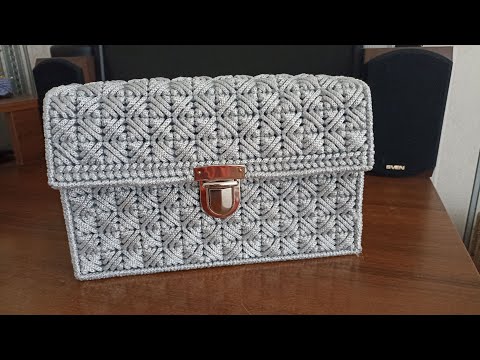 Видео: Жіноча сумочка на канві