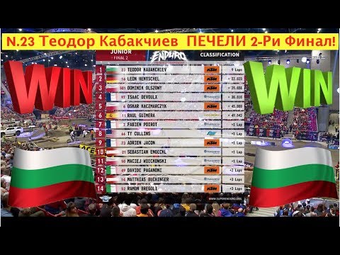 Видео: Теодор Кабакчиев ПОБЕЖДАВА във 2-ри Финал! | N23 - Teodor Kabakchiev - Takes the WIN - Super Enduro