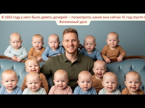 Видео: В 1983 году у него было девять дочерей — вот как изменилась их жизнь спустя 41 год