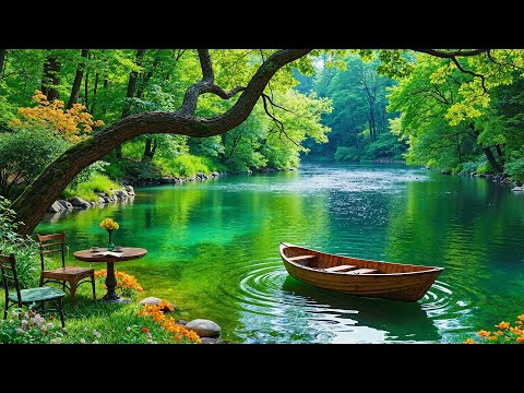 Видео: Утренний спокойный джаз с природной терапией 🌿 Нежный джаз для снятия стресса, учебы и работы