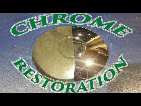 Видео: Chrome Restoration. Восстановление, очистка "зеркала" хрома.