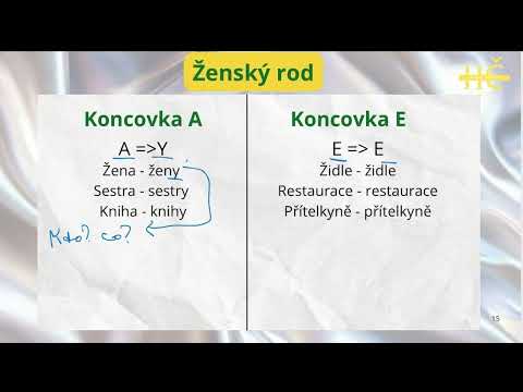 Видео: Четверный падеж - Акузатив в чешском языке. Множественное число