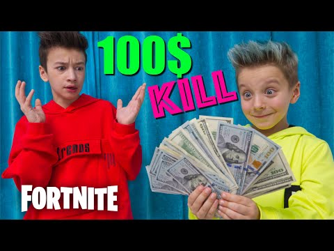 Видео: Получит 100$ за Каждый Килл в Фортнайт - Челлендж !