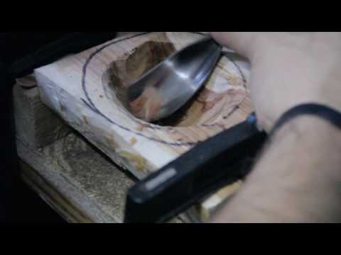 Видео: Как вырезать куксу из березы How to carve kuksa from birch