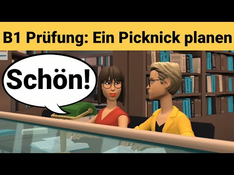 Видео: Устный экзамен по немецкому языку B1 | Планируйте что-нибудь вместе/диалог |разговор Часть 3: Пикник