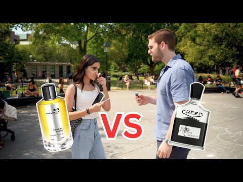 Видео: Creed Aventus Vs Mancera Cedrat Boise Eau De Parfum (Реакции женщин в битве ароматов)