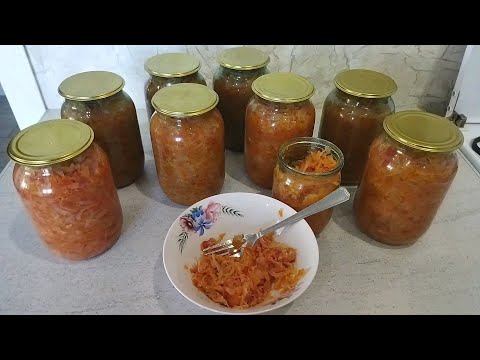 Видео: Овощная солянка. Салат на зиму. И для пирожков, и в подливу, и для голубцов, и просто как салат.