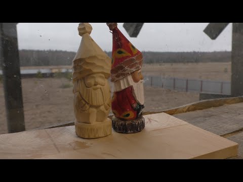 Видео: Новогодняя игрушка Режем все!! Дед мороз.