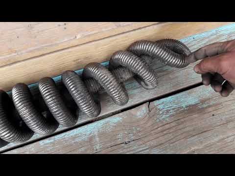Видео: Теплообменник из нержавейки.Русская печь ракета 🚀.  Russian rocket stove.