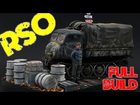 Видео: RSO - ПОЛНАЯ СБОРКА, Miniart 35478, масштаб 1/35