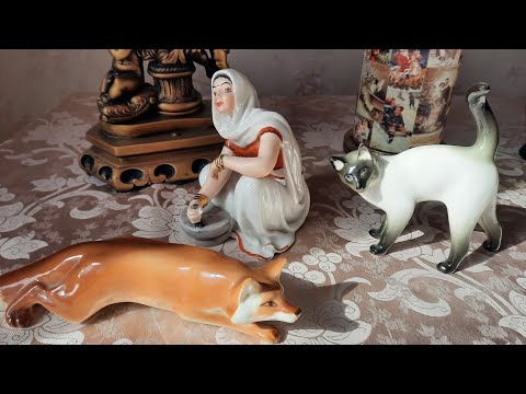 Видео: Фарфоровые статуэтки СССР. Советский фарфор