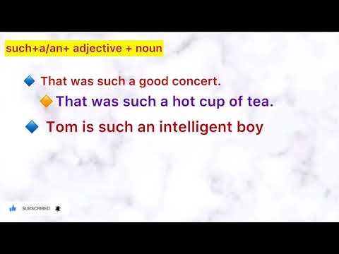 Видео: How to use So and Such. So and Such айырмашылығы Difference between So and Such. So and Such қазақша