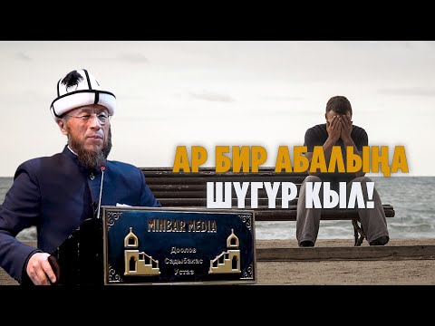 Видео: Садыбакас ажы Доолов. Бул баянды уксаңыз дайыма шүгүр кылып каласыз.
