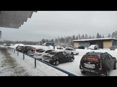 Видео: ЖД вокзал г.Усинск. январь 2024г.