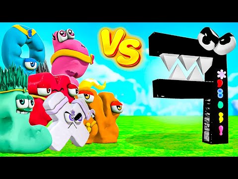 Видео: СУПЕР F ПРОТИВ ВСЕХ СУПЕР БУКВ В ГАРРИС МОД! ALPHABET LORE В Garry`s Mod