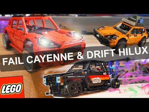 Видео: LEGO HILUX DRIFT и FAIL PORSCHE CAYENNE ОБЗОР | А.Деккер и его немцы | Гость в студии | часть 2