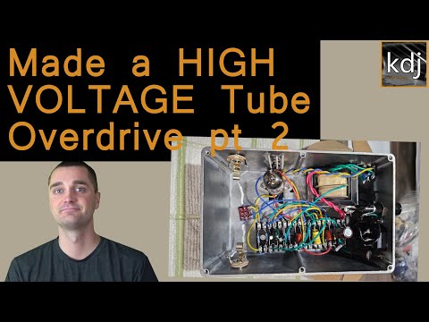 Видео: Самодельная педаль перегрузки на высоковольтной лампе — часть 2 | Сборка