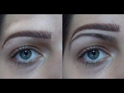 Видео: Подчертаване, попълване и рисуване на вежди