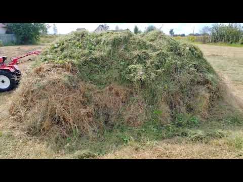 Видео: Убираем траву и возим на ASILAK SL-85L 